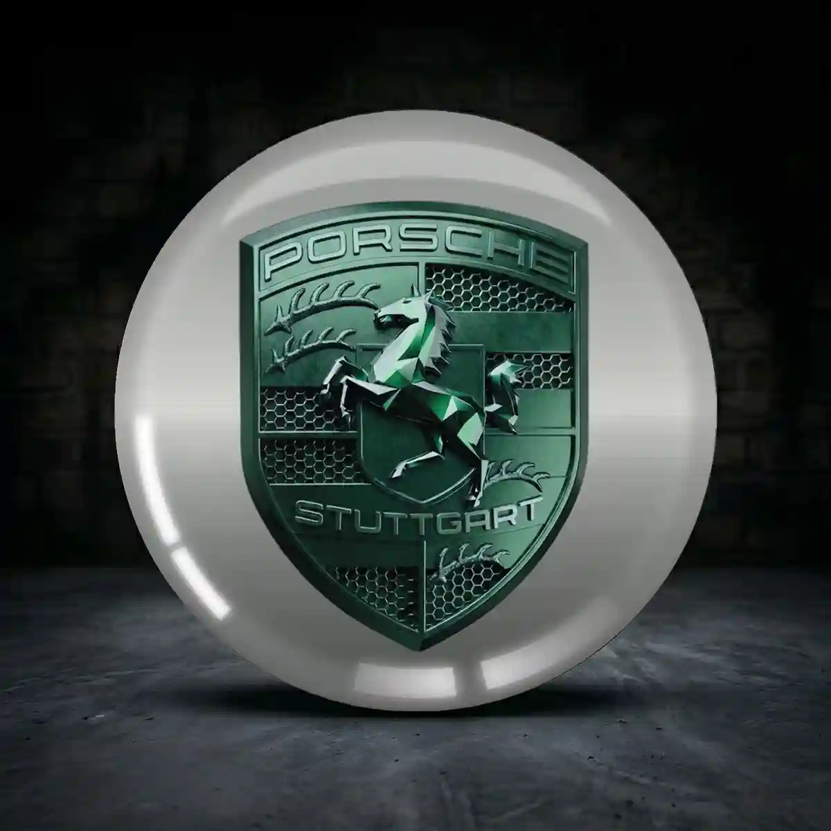 Porsche Aufkleber Nabendeckel Begrenzte Serie