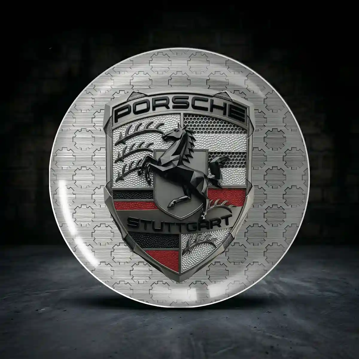Porsche Aufkleber Nabendeckel Exklusivauflage