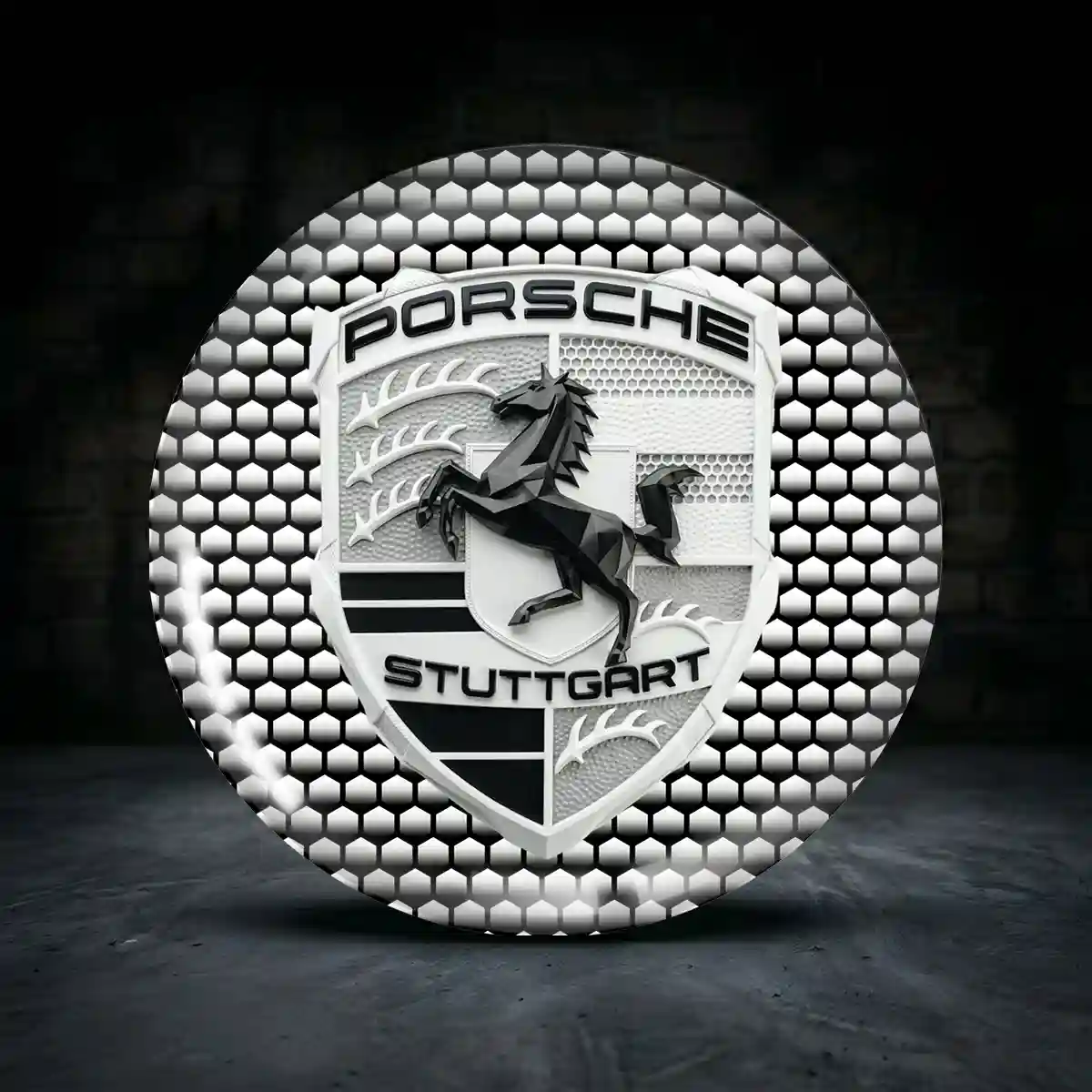 Porsche Aufkleber Nabendeckel Hohe Qualität