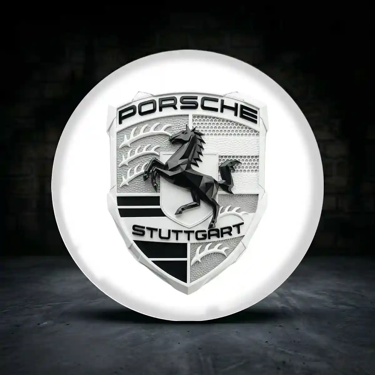 Porsche Aufkleber Nabenkappen Ausdrucksstarkes Design