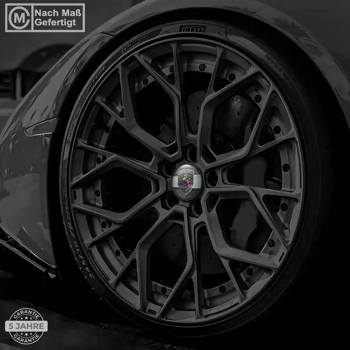 Porsche Aufkleber Nabenkappen Edles Design