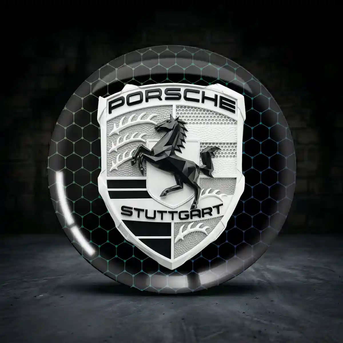 Porsche Aufkleber Radkappen Hohe Qualität