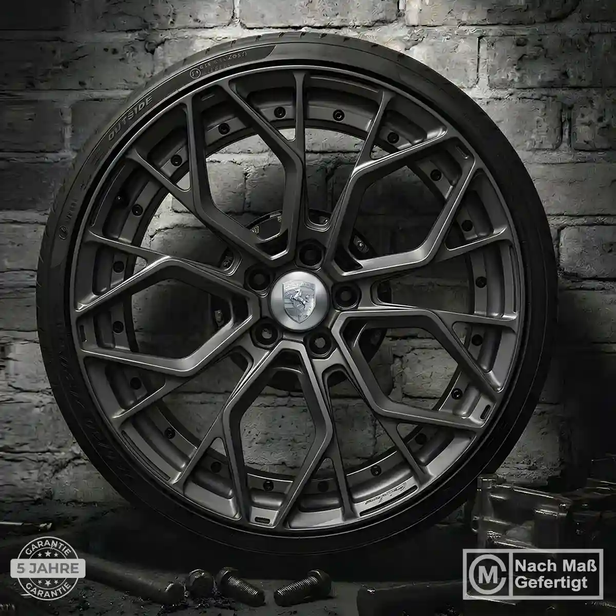 Porsche Aufkleber Radkappen Sammleredition