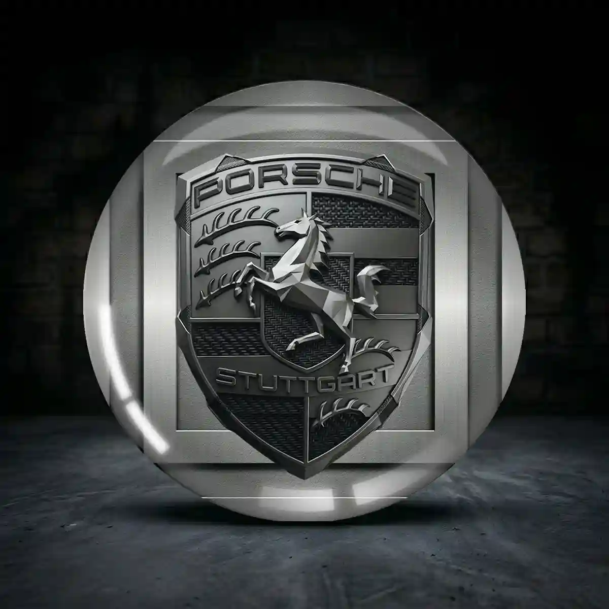 Porsche Aufkleber Silikon Embleme Ausdrucksstarkes Design
