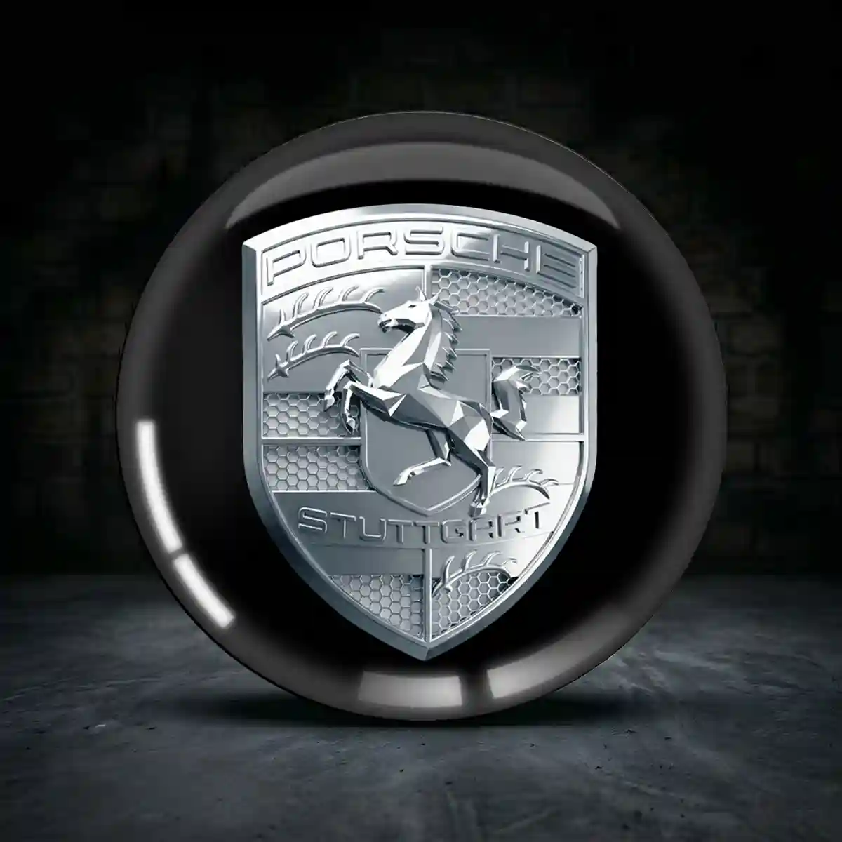 Porsche Aufkleber Silikon Embleme Exklusivausgabe