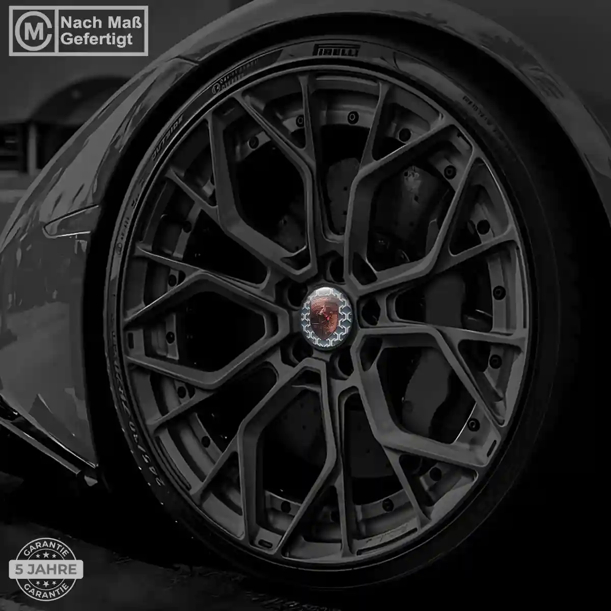 Porsche Aufkleber Silikon Embleme Prestige-Edition