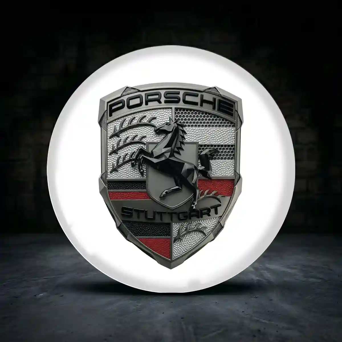Porsche Aufkleber Silikon Embleme Sonderedition