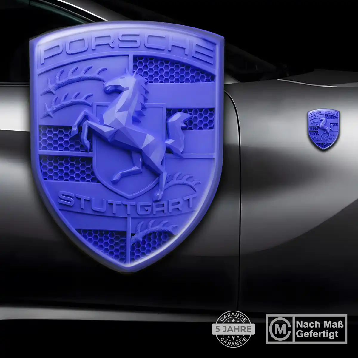 Porsche Aufkleber Wappen Stilvolles Design