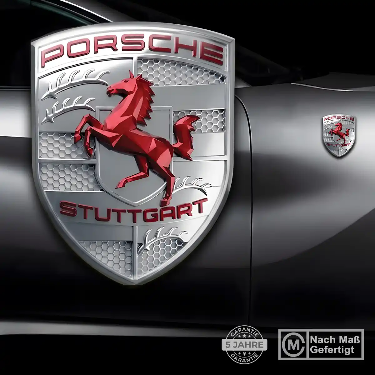 Porsche Emblem Stilvolles Design