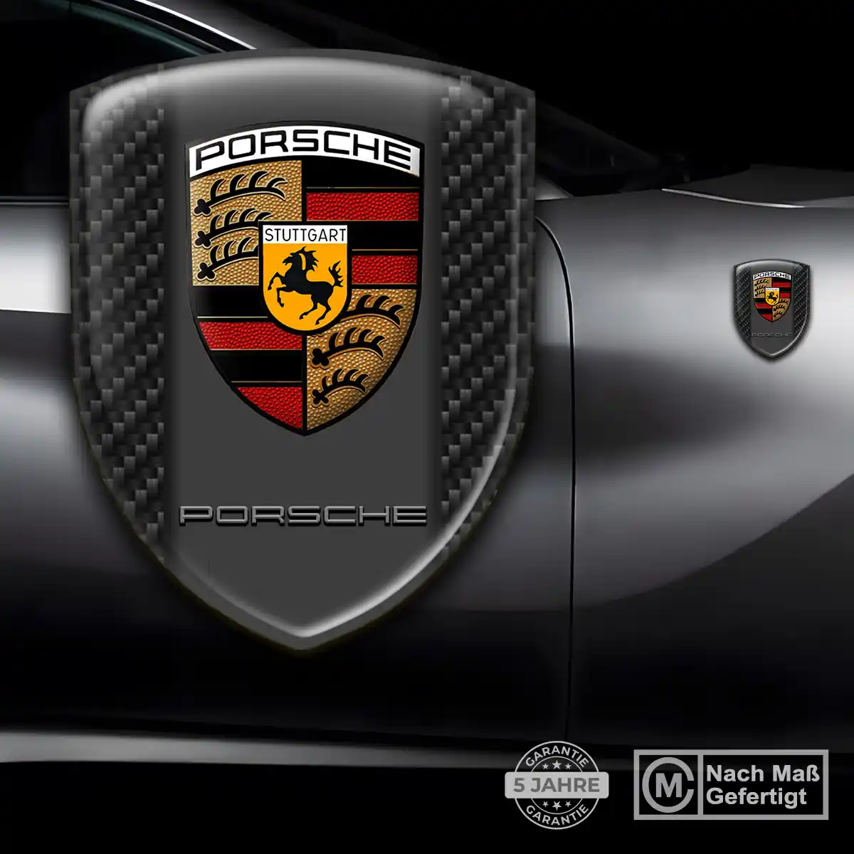 Porsche Embleme Stilvolles Design