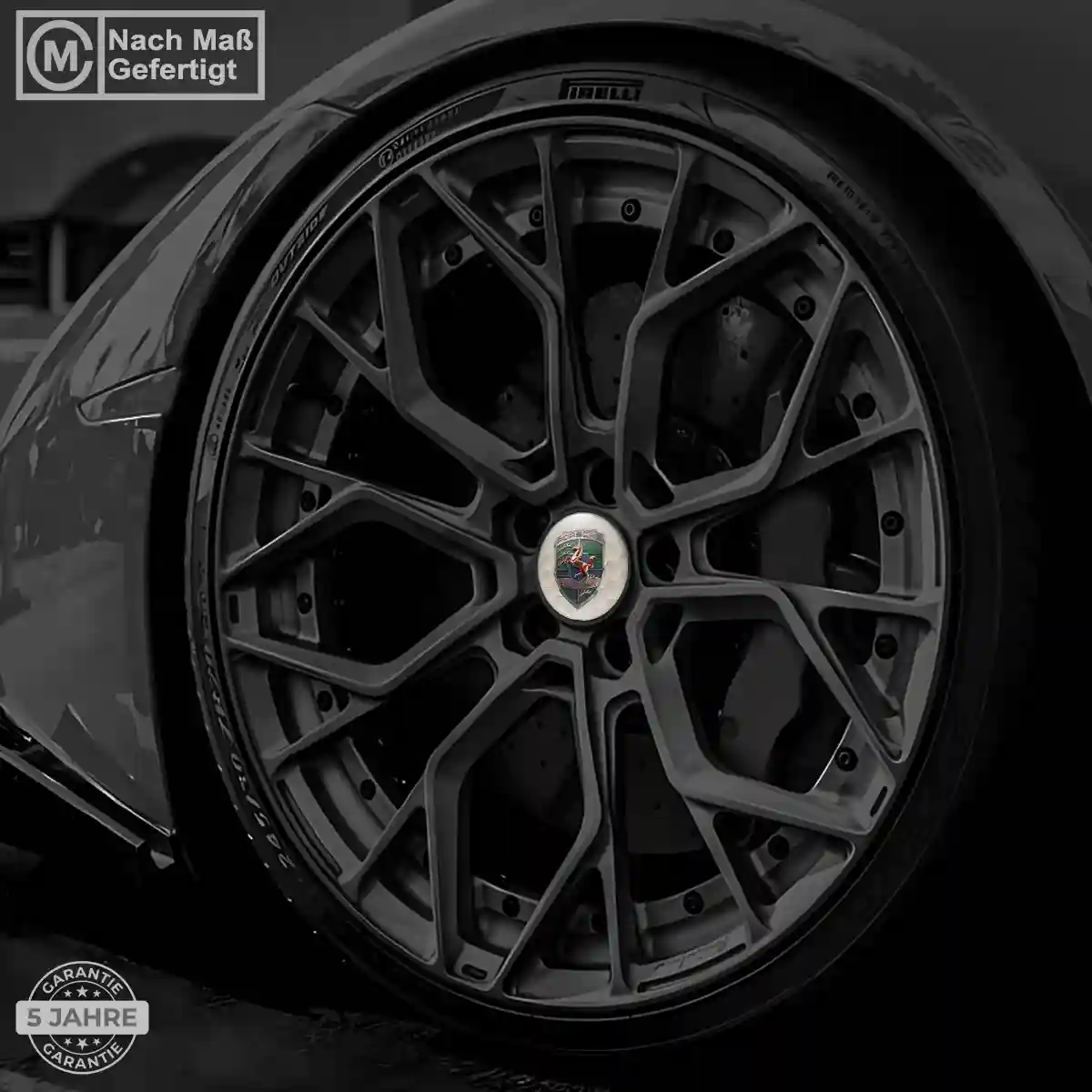 Porsche Epoxidharz Aufkleber Interieurdesign