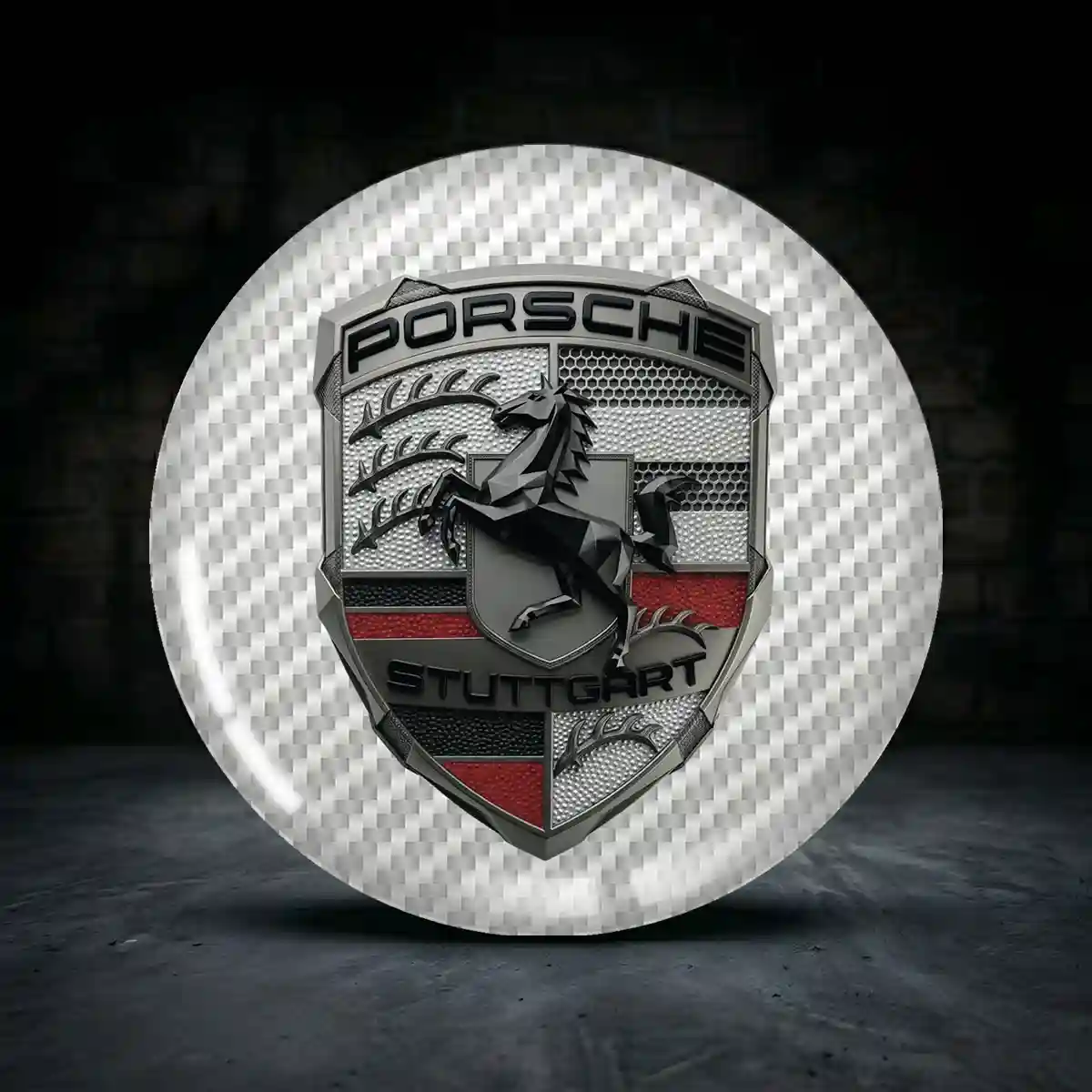 Porsche Epoxidharz Aufkleber Sonderauflage