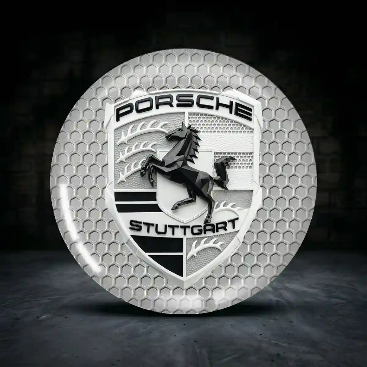 Porsche Epoxidharz Embleme Exklusiv-Edition