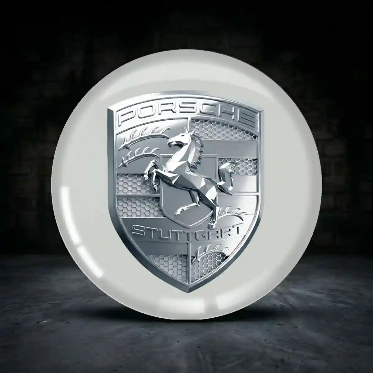 Porsche Epoxidharz Embleme Luxus-Edition