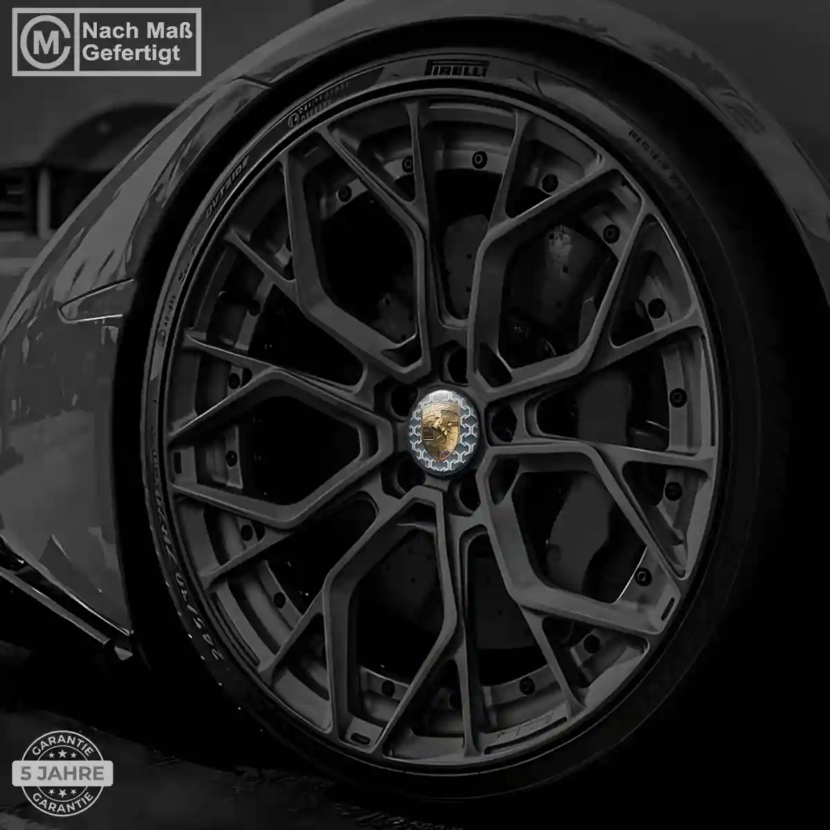 Porsche Epoxidharz Embleme Modernes Design
