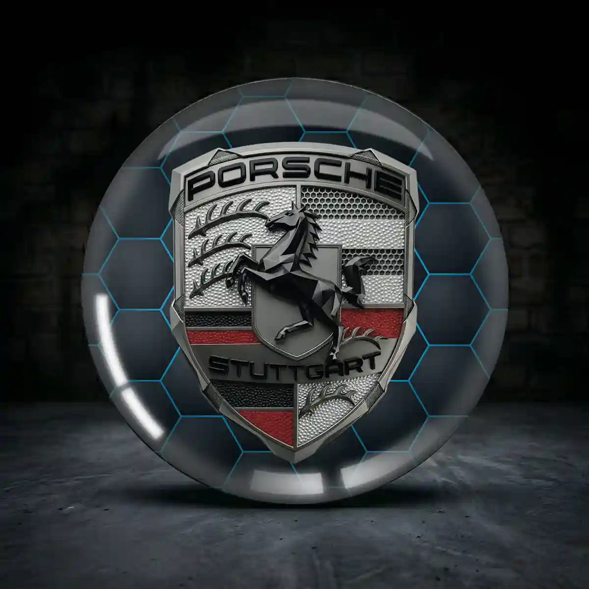 Porsche Felgen Aufkleber Silikon Hochwertiges Harz