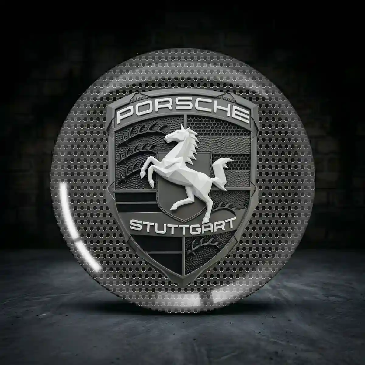 Porsche Felgen Aufkleber Silikon Sonderedition