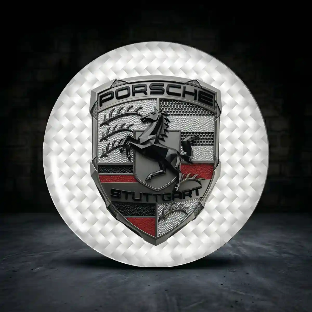 Porsche Felgen Embleme Aufkleber Begrenzte Serie
