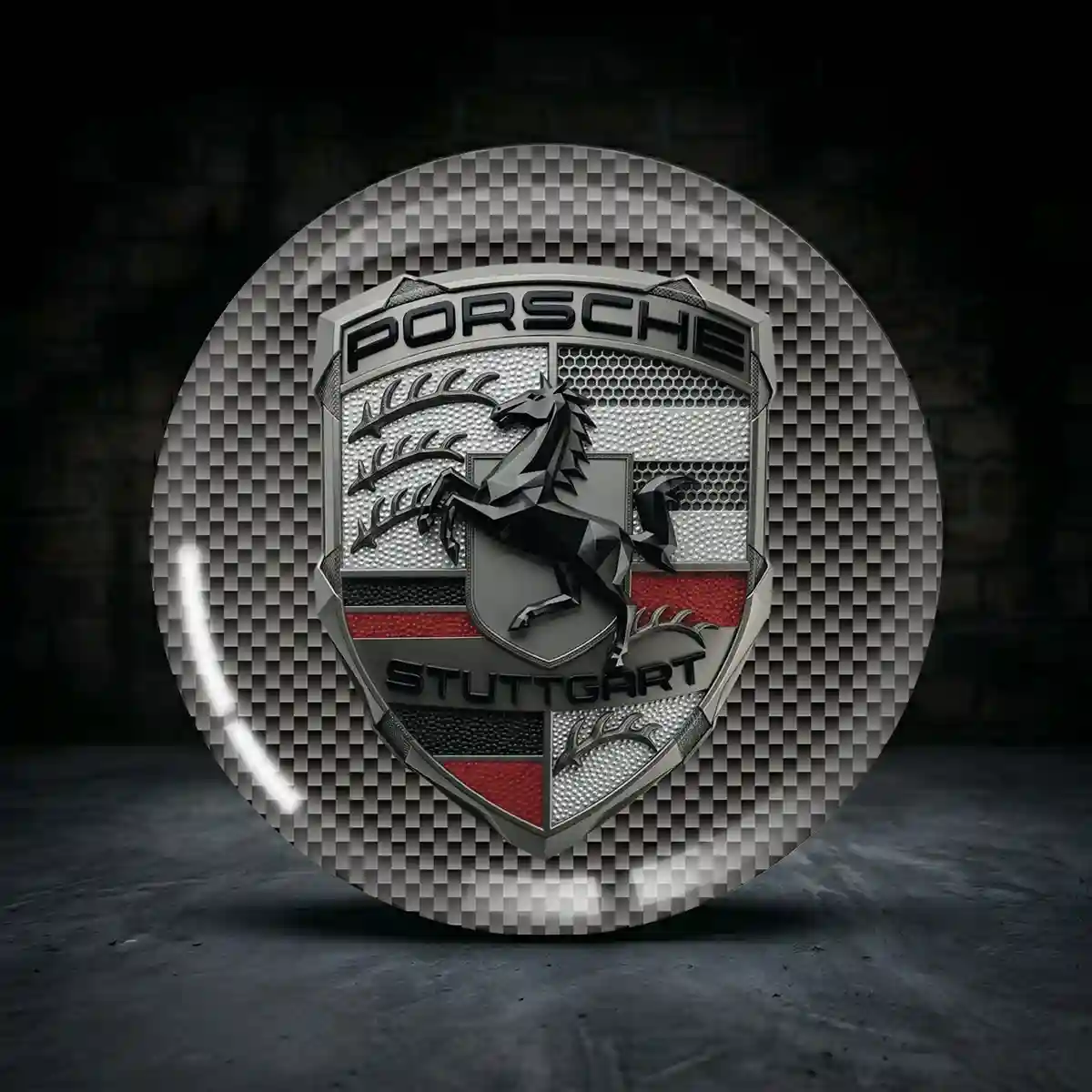 Porsche Felgen Embleme Aufkleber Überzeugende Qualität