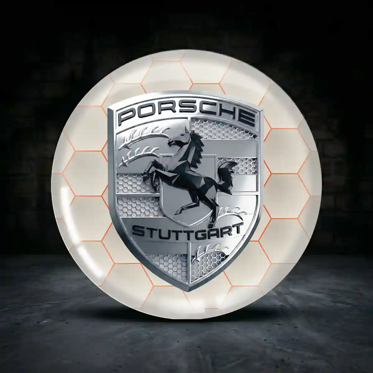 Porsche Felgen Embleme Aufkleber Modernes Design