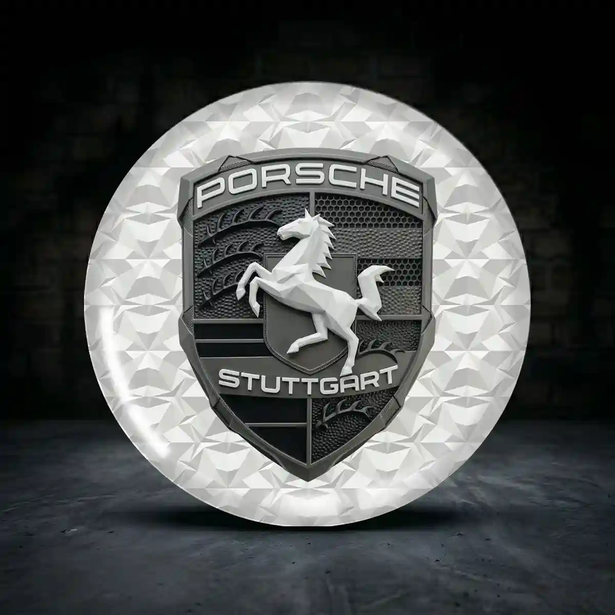 Porsche Felgen Embleme Aufkleber Premium-Edition