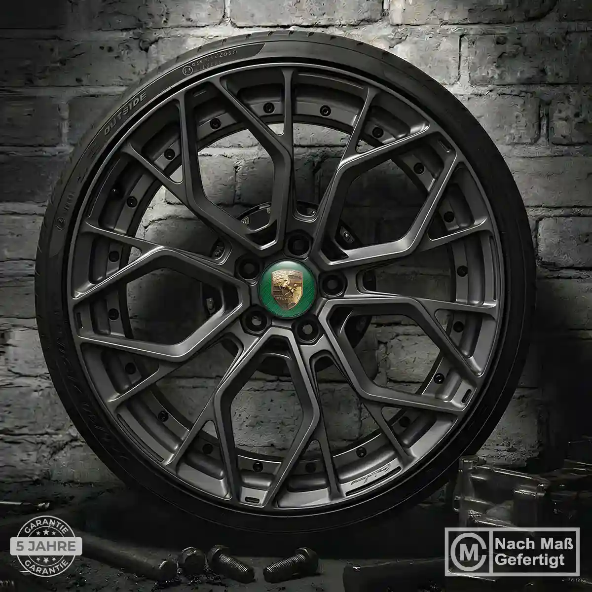 Porsche Felgenemblem Aufkleber Begrenzte Serie