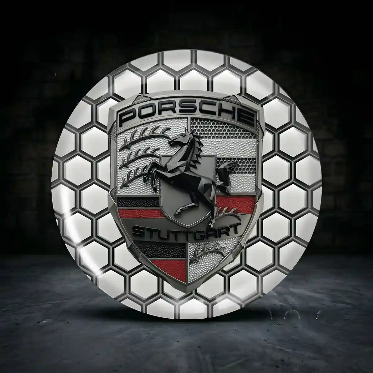 Porsche Felgenemblem Aufkleber Edle Qualität