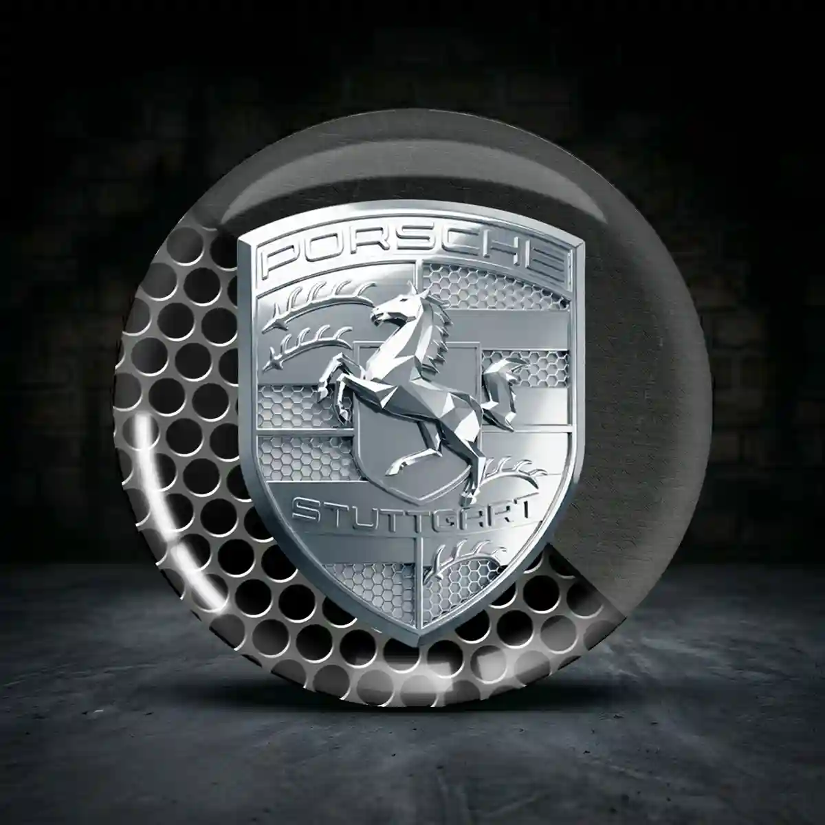 Porsche Felgenemblem Aufkleber Erstklassige Verarbeitung