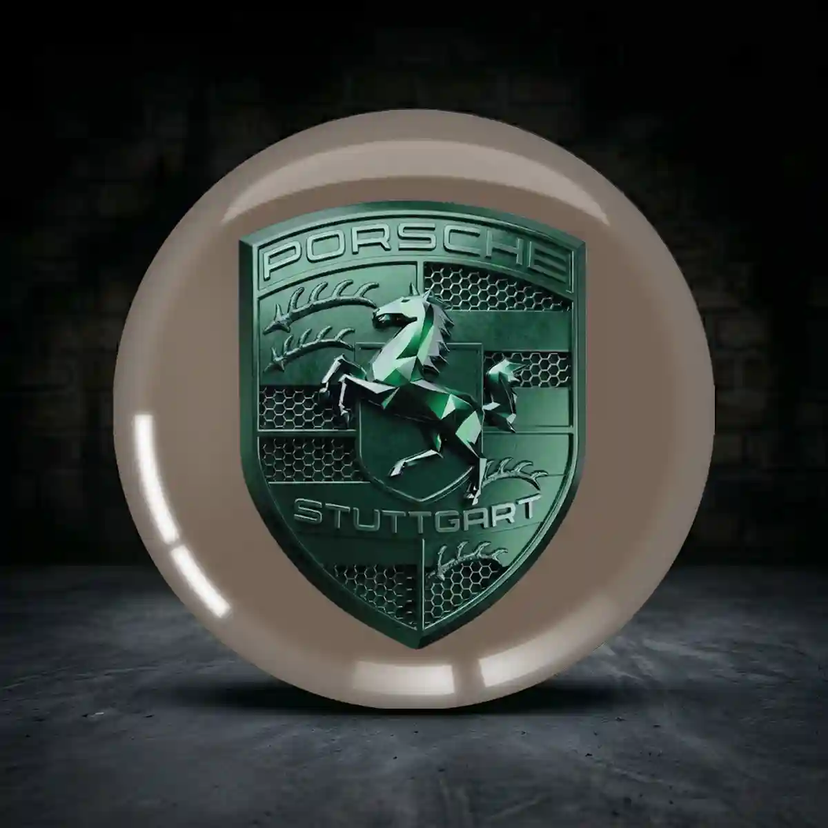 Porsche Felgenemblem Aufkleber Exklusiv-Edition