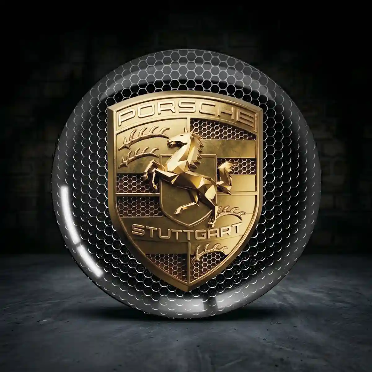Porsche Felgenemblem Aufkleber Premiumqualität