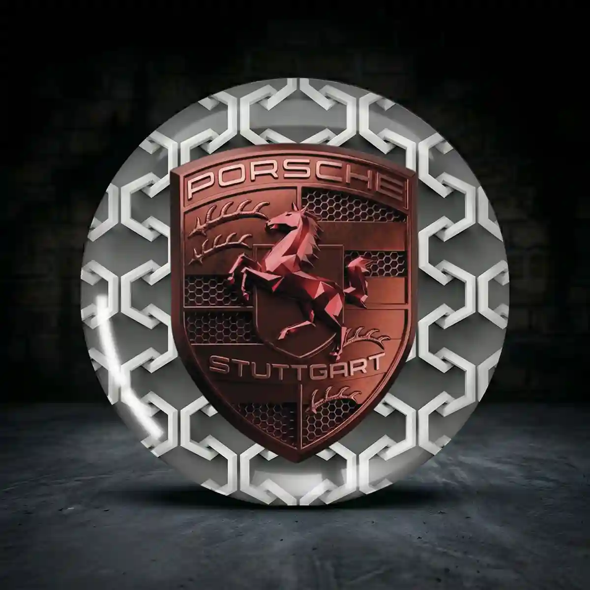 Porsche Felgenemblem Aufkleber Verlässliche Qualität
