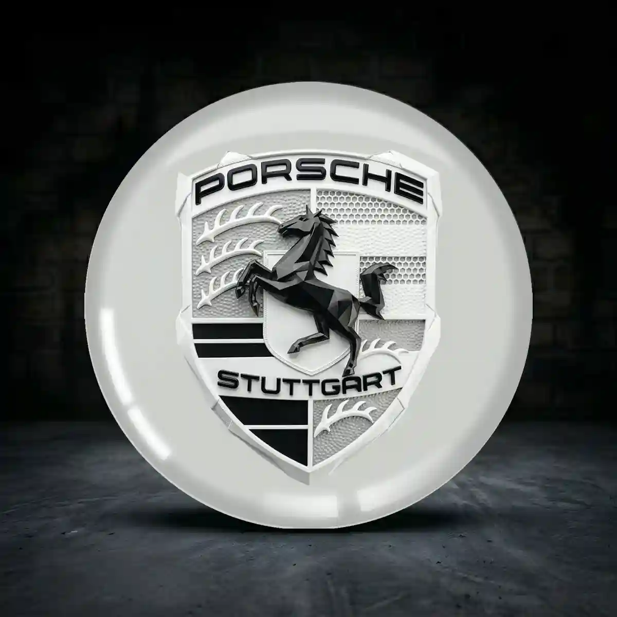 Porsche Nabendeckel Aufkleber Erstklassige Qualität