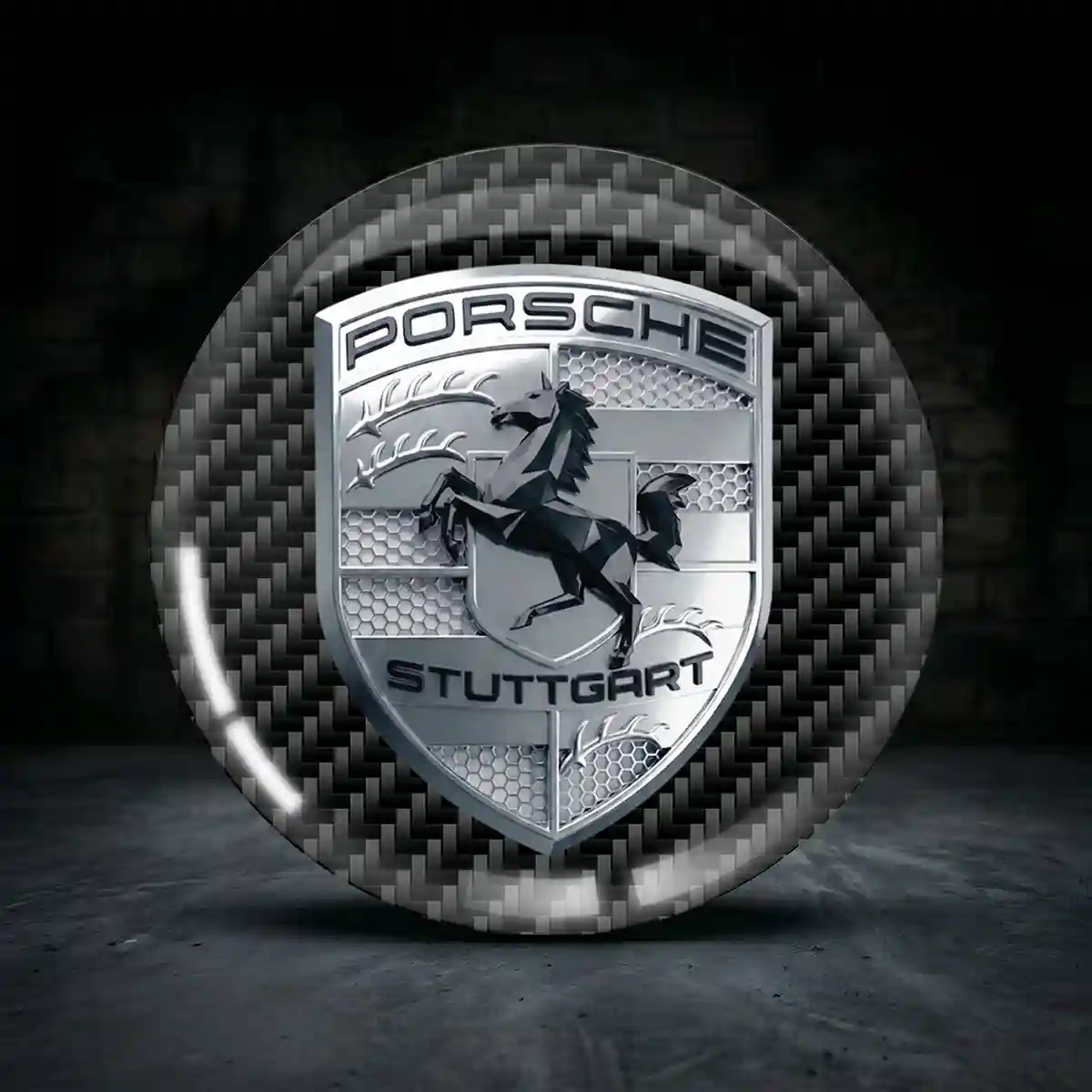 Porsche Nabendeckel Aufkleber Erstklassige Verarbeitung