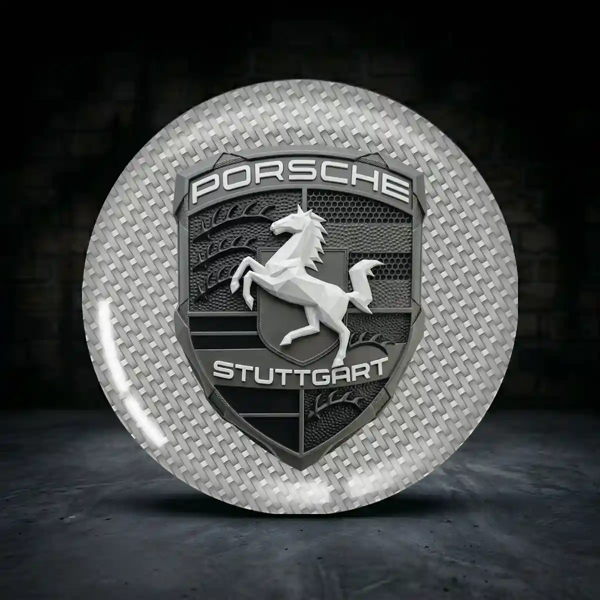 Porsche Nabendeckel Aufkleber Exterieurdesign