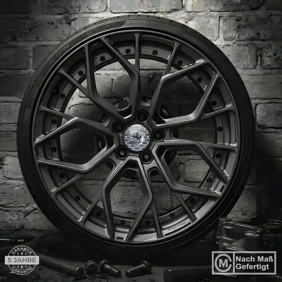 Porsche Nabendeckel Aufkleber Premium-Edition