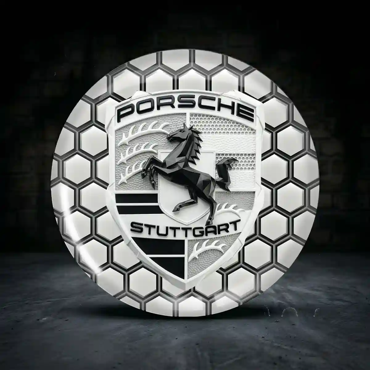 Porsche Nabendeckel Aufkleber Stilvolles Design
