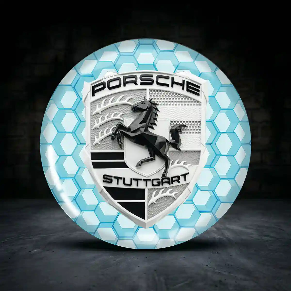 Porsche Nabenkappen Aufkleber Spitzenqualität