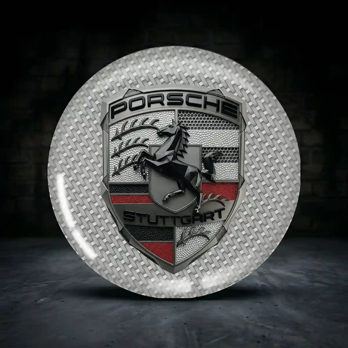 Porsche Rad Mitte Aufkleber Radkappen Premiumqualität