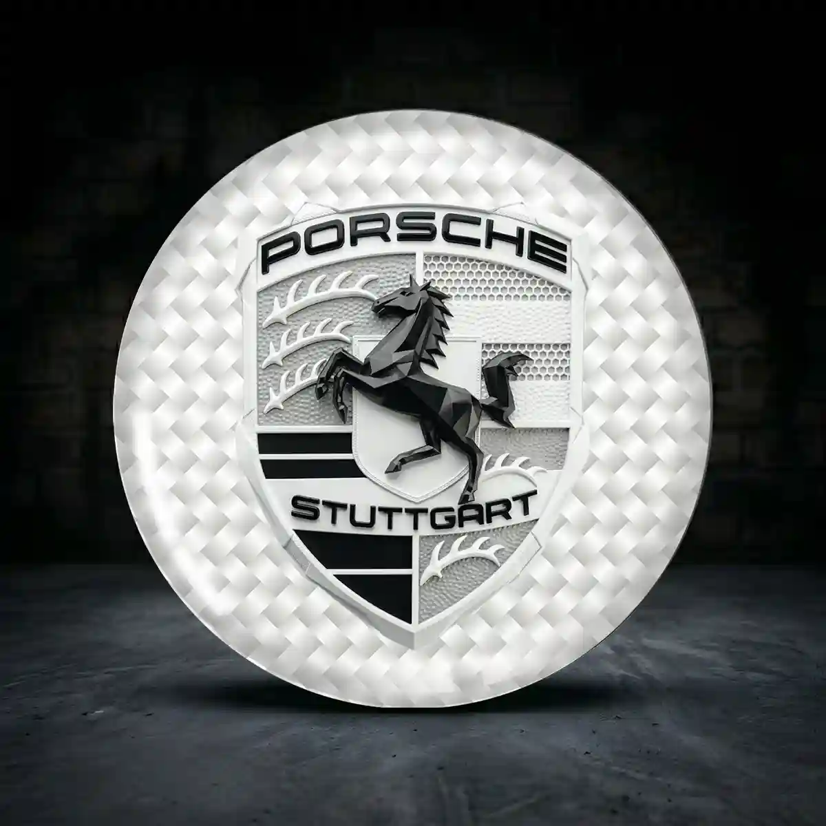 Porsche Radkappen Aufkleber Exterieurdesign