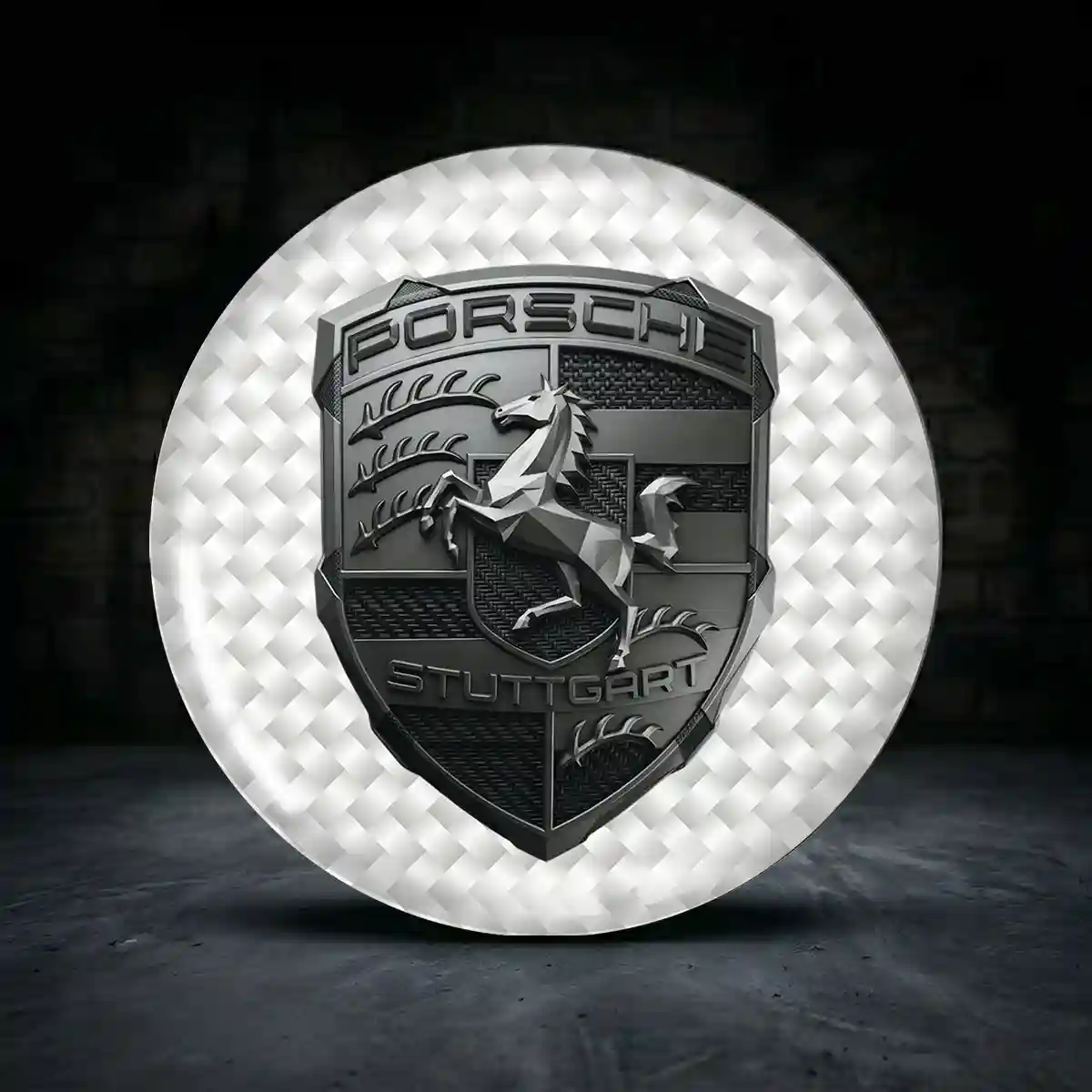 Porsche Radmitte Aufkleber Nabendeckel Begrenzte Serie