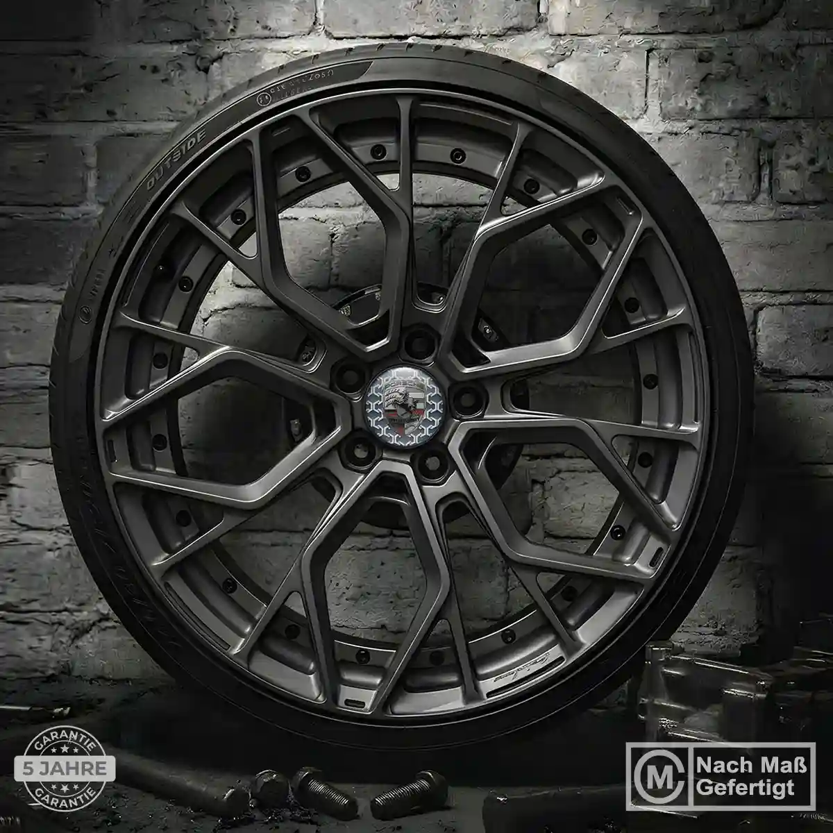 Porsche Radmitte Aufkleber Verlässliche Qualität
