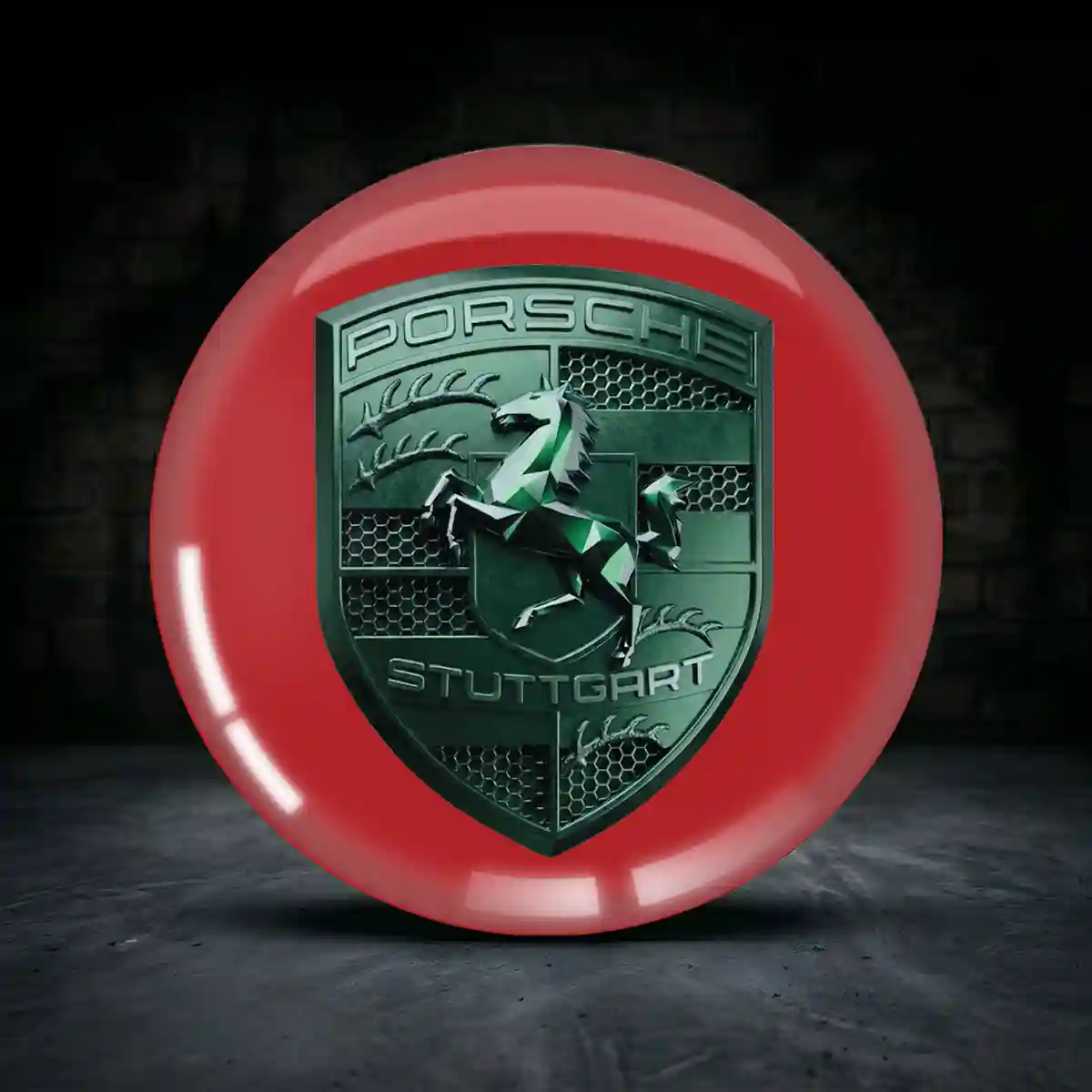 Porsche Silikon Aufkleber Embleme Sonderauflage