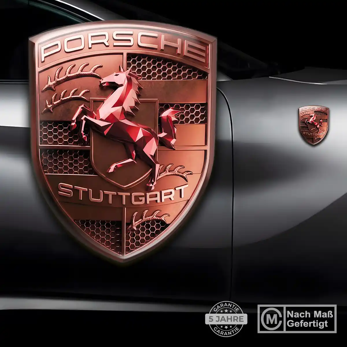 Porsche Silikon Aufkleber Stilvolles Design