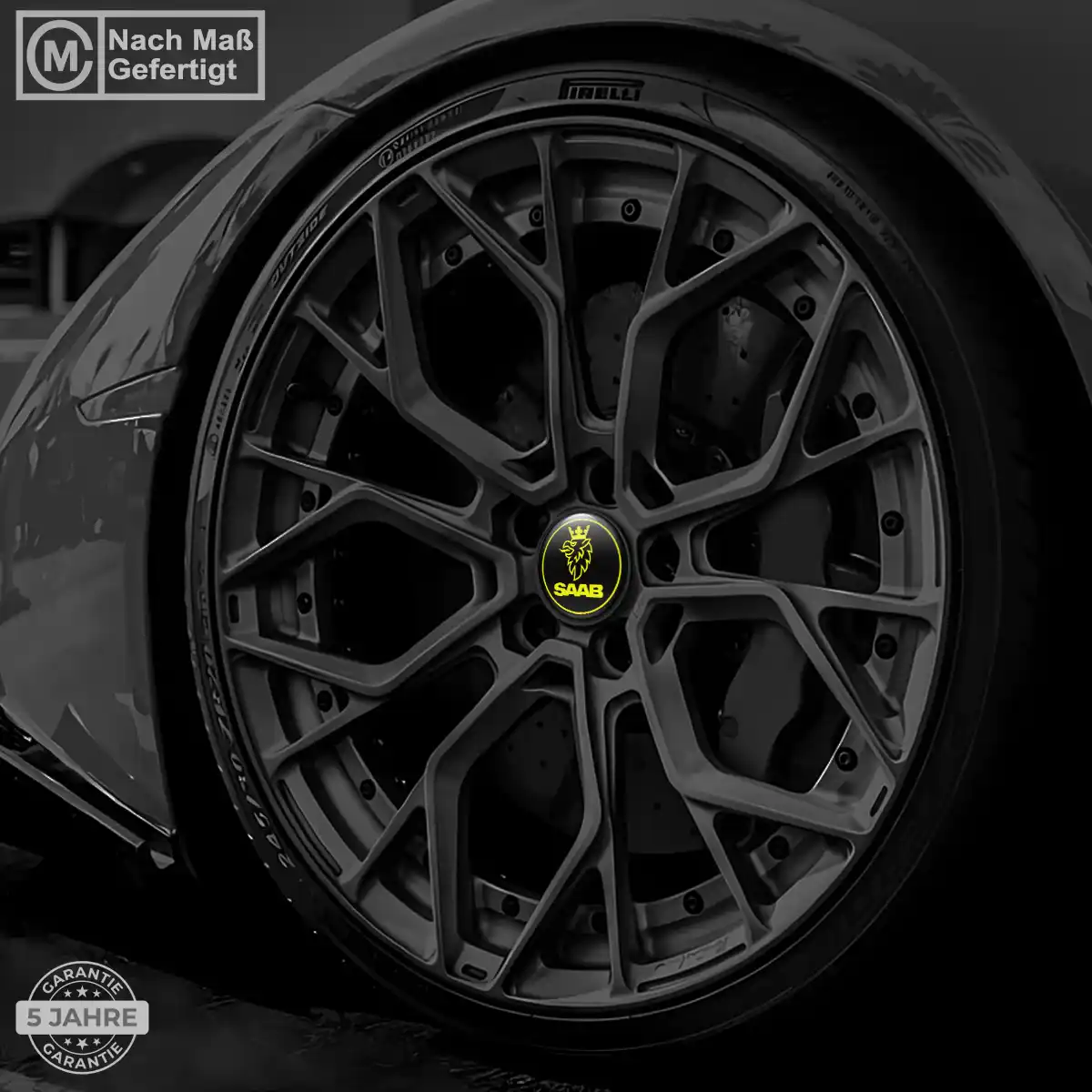 SAAB Felgen Aufkleber Silikon Interieurdesign