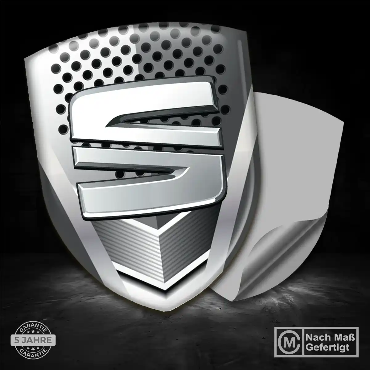 Seat 3D Gel Aufkleber Emblem Auto Limitierte Auflage