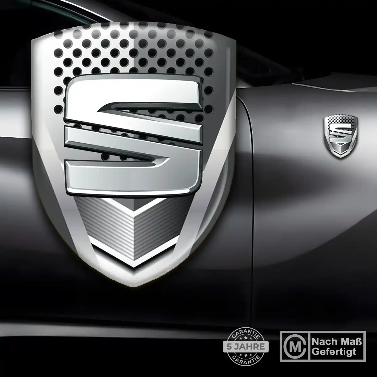 Seat 3D Gel Aufkleber Emblem Auto Limitierte Auflage