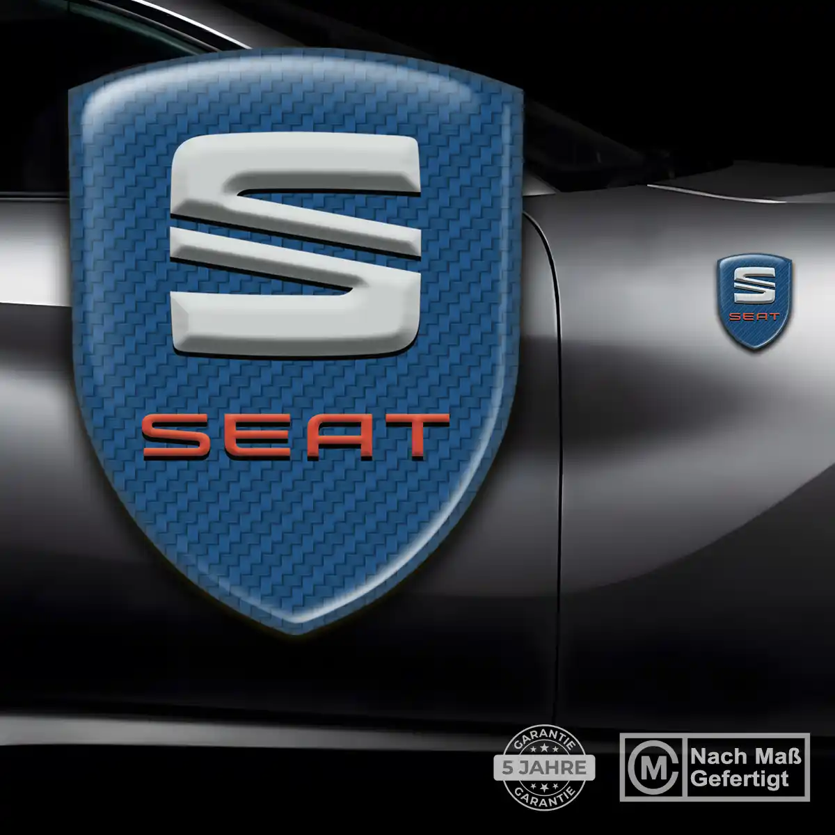 Seat 3D Gel Aufkleber Emblem Auto Premium-Edition