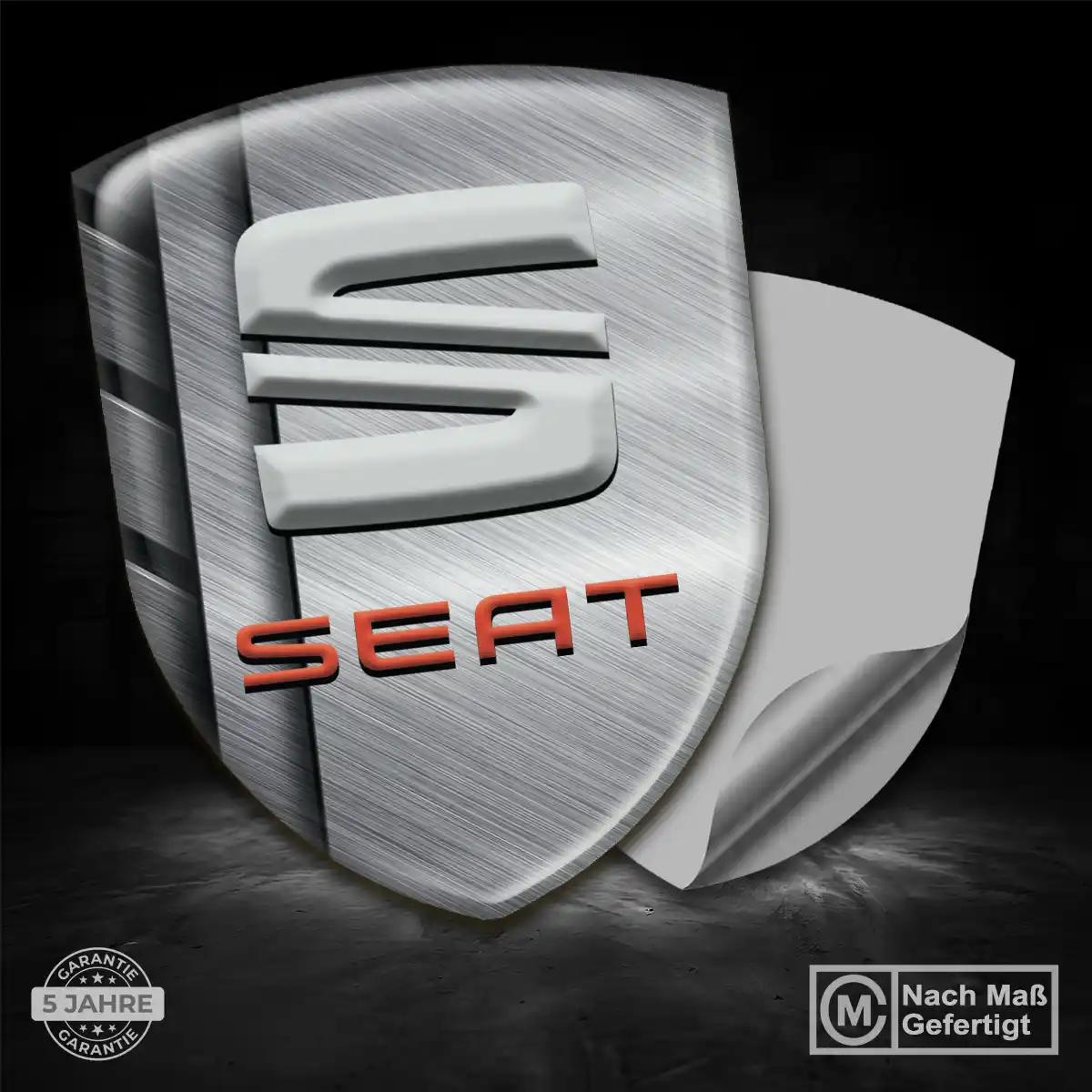 Seat 3D Gel Aufkleber Emblem Auto Stilvolles Design