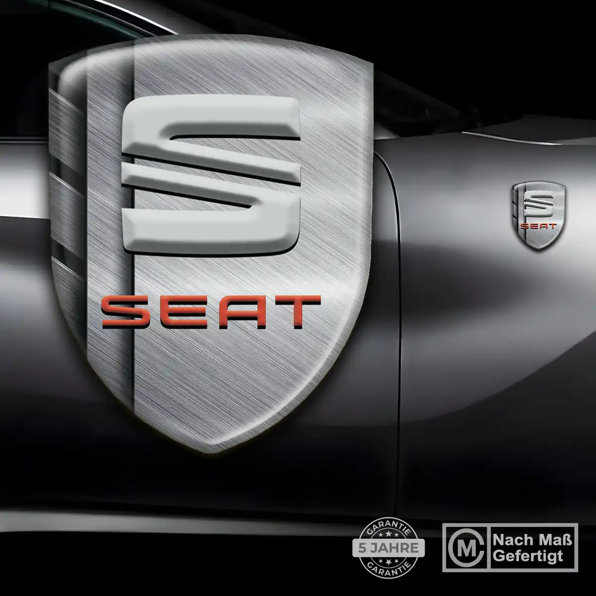 Seat 3D Gel Aufkleber Emblem Auto Stilvolles Design
