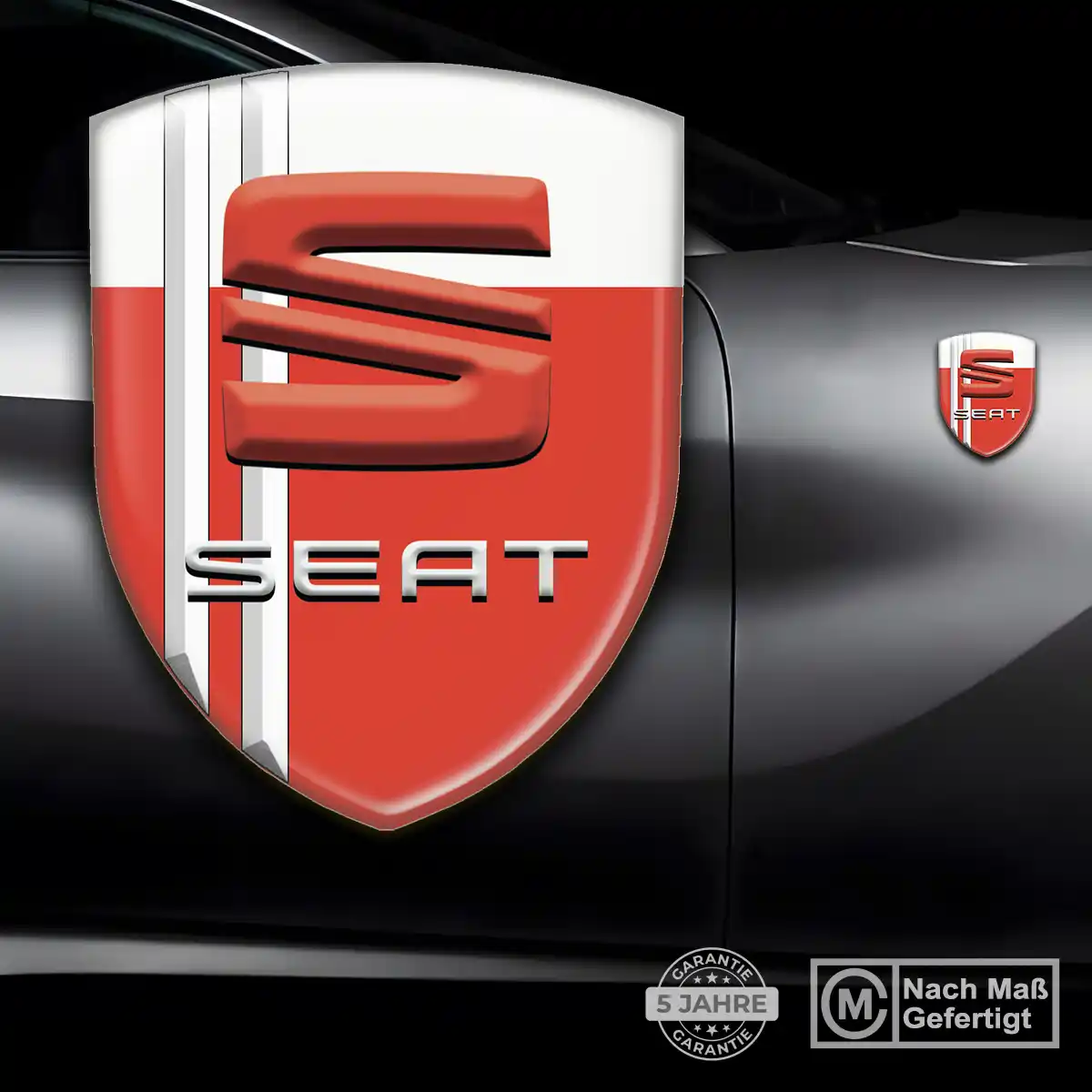Seat 3D Gel Aufkleber Emblem Hohe Qualität